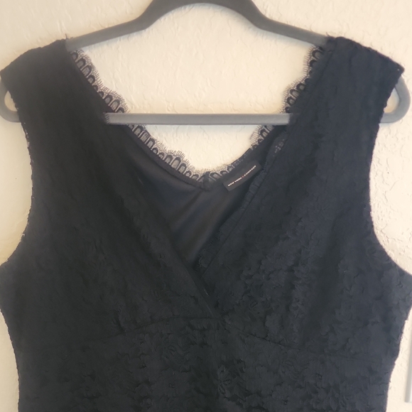 New York & Company Black Lace Detail Top - Picture 5 of 6